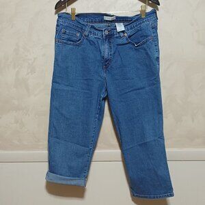 LEVI'S 512 STYLE Capri HIGH WATER JEANS SIZE 18